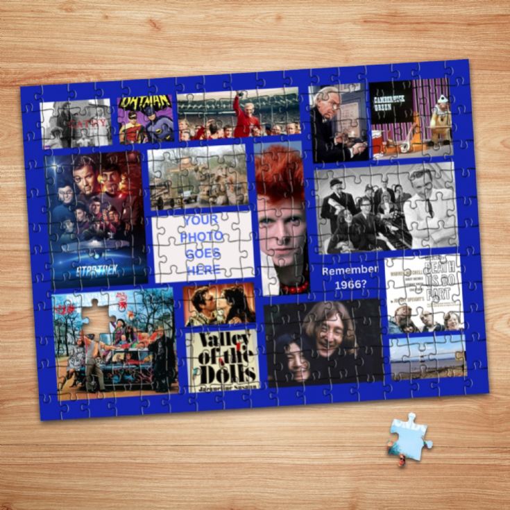 The Year You Were Born Personalised Photo Upload Jigsaw Puzzles product image