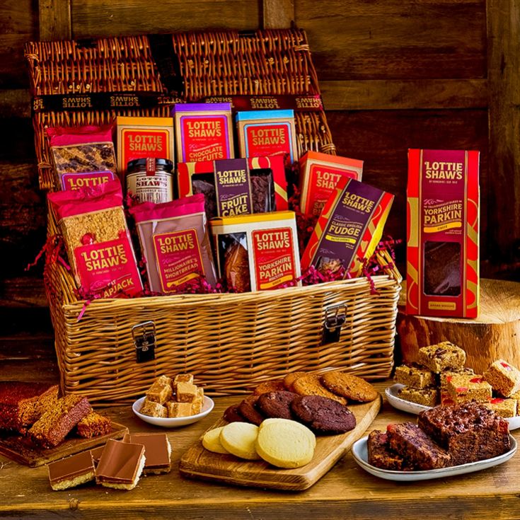 Lottie Shaw's Classic Yorkshire Basket Hamper of Baked Treats product image