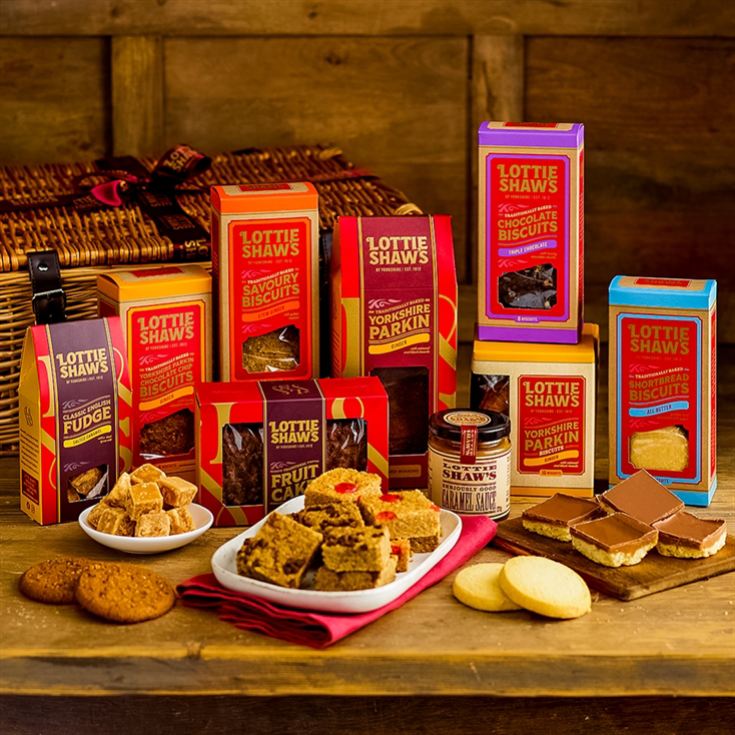 Lottie Shaw's Classic Yorkshire Basket Hamper of Baked Treats product image