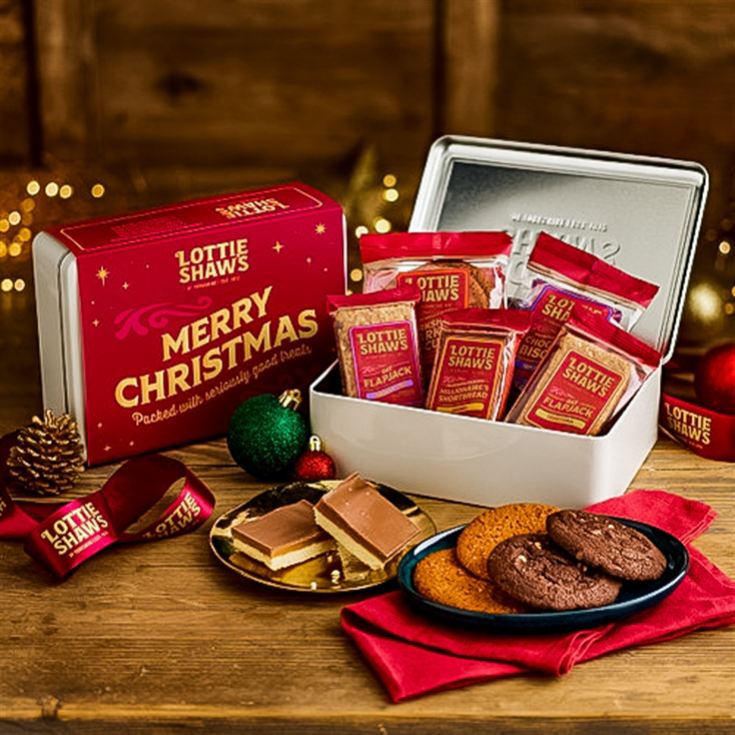 Lottie Shaw's Merry Christmas Tin of Baked Treats product image