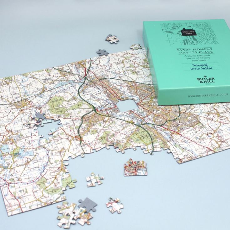 Personalised Jigsaw Puzzle 255 Pc Map product image
