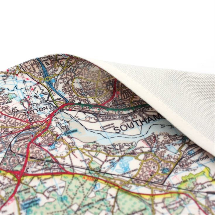 Personalised Map Tea Towel product image