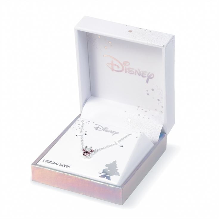 Sterling Silver Disney Minnie Mouse Birthstone Month Necklaces product image