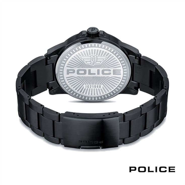Police Flick Black Skull Dial Watch product image