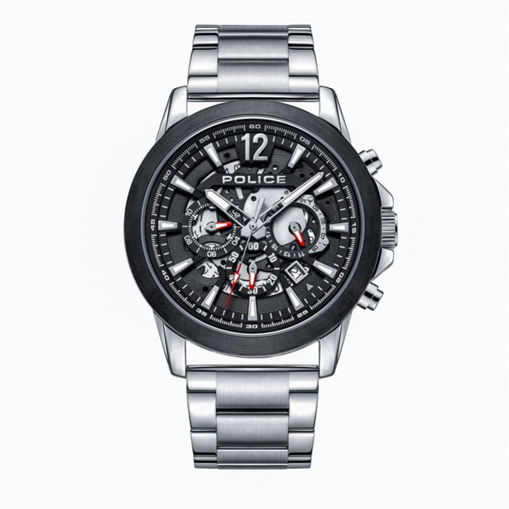 Police Vertigo Stainless Steel Multi Dial Watch product image