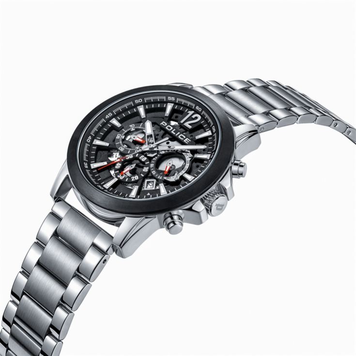 Police Vertigo Stainless Steel Multi Dial Watch product image