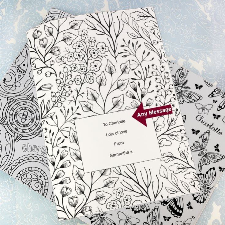 Personalised Colouring Book For Adults product image