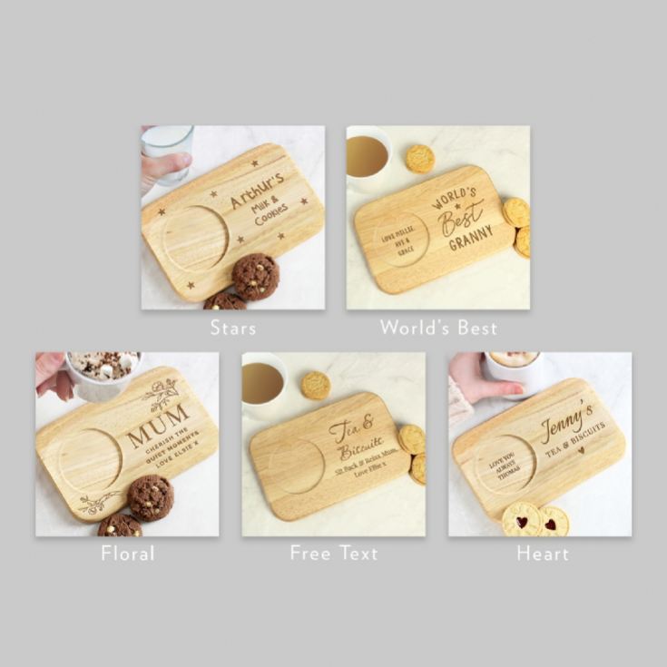 Personalised Wooden Coaster Trays product image