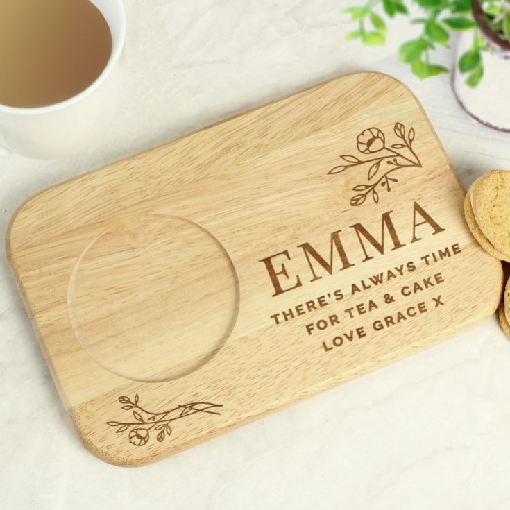 Personalised Wooden Coaster Trays product image