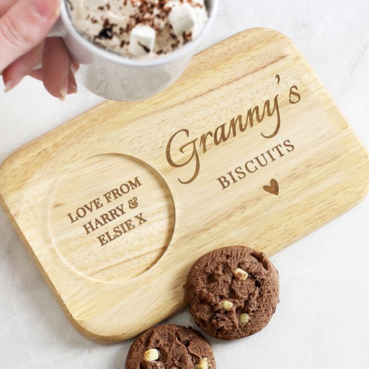 Personalised Wooden Coaster Trays product image