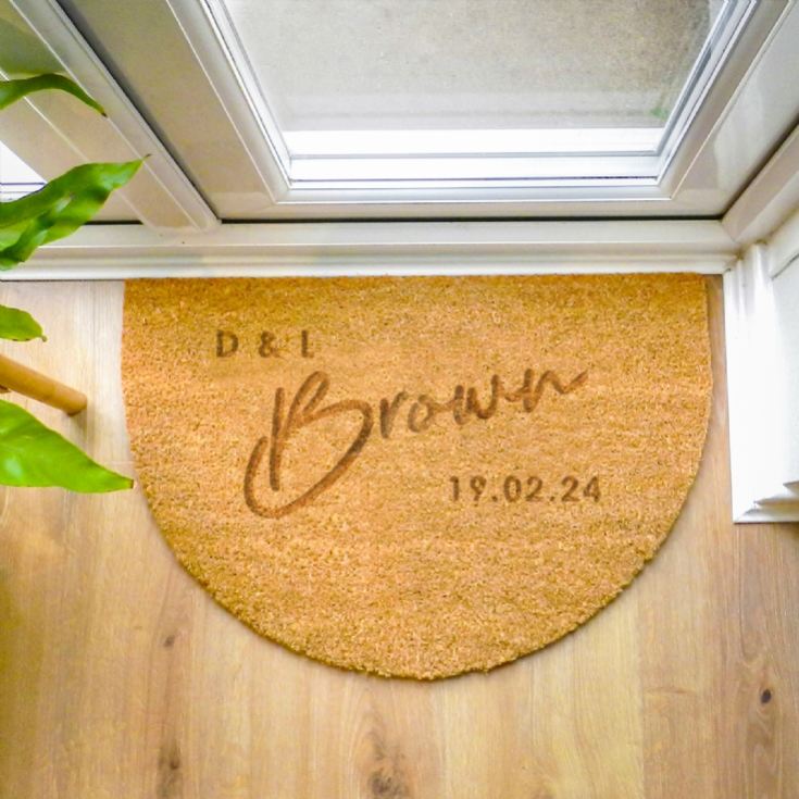 Personalised Couples Doormats product image