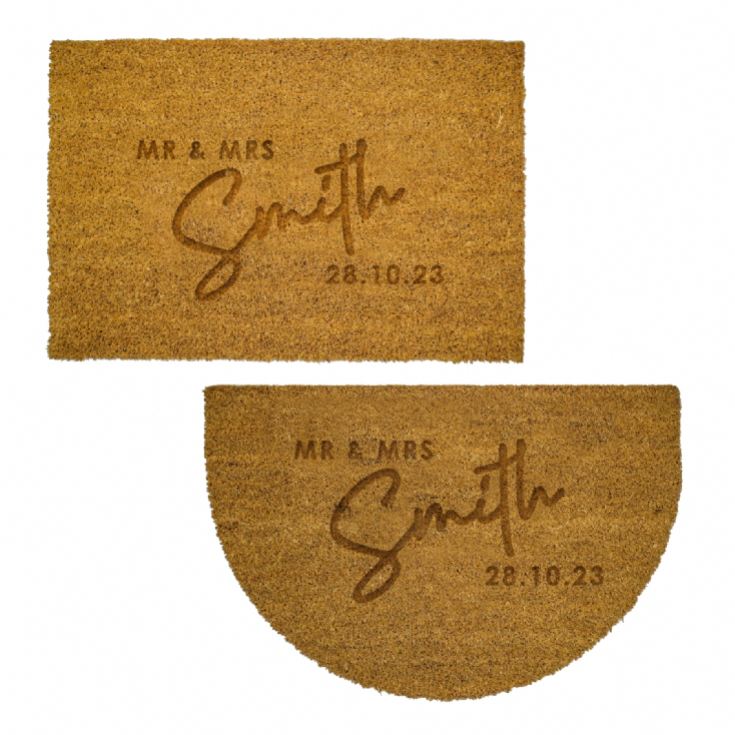 Personalised Couples Doormats product image