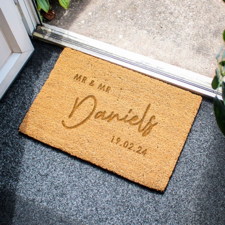 Personalised Couples Doormats product image