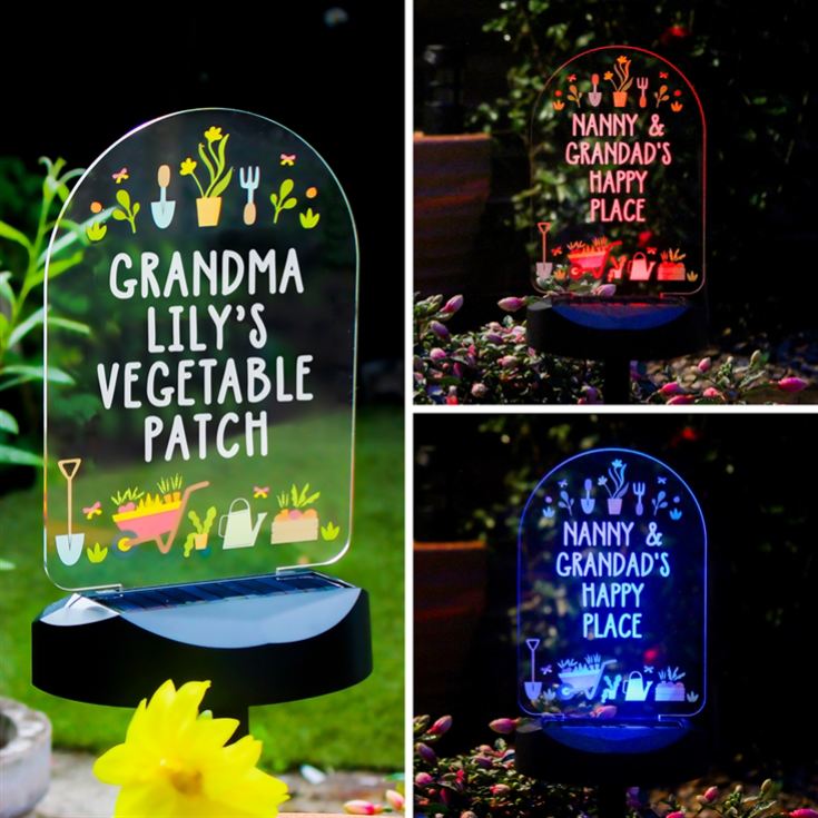 Personalised Outdoor Solar Lights product image