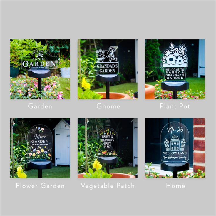 Personalised Outdoor Solar Lights product image