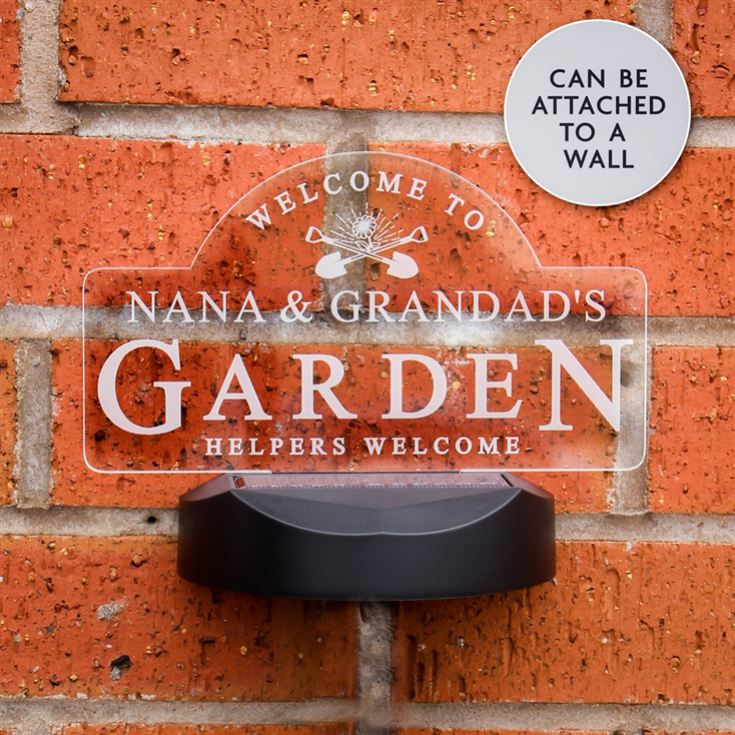 Personalised Outdoor Solar Lights product image