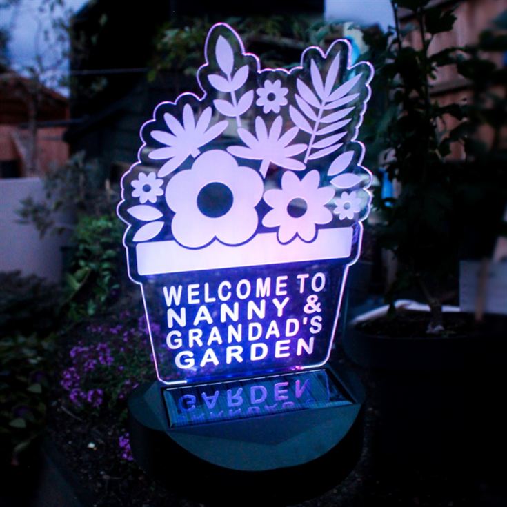 Personalised Outdoor Solar Lights product image