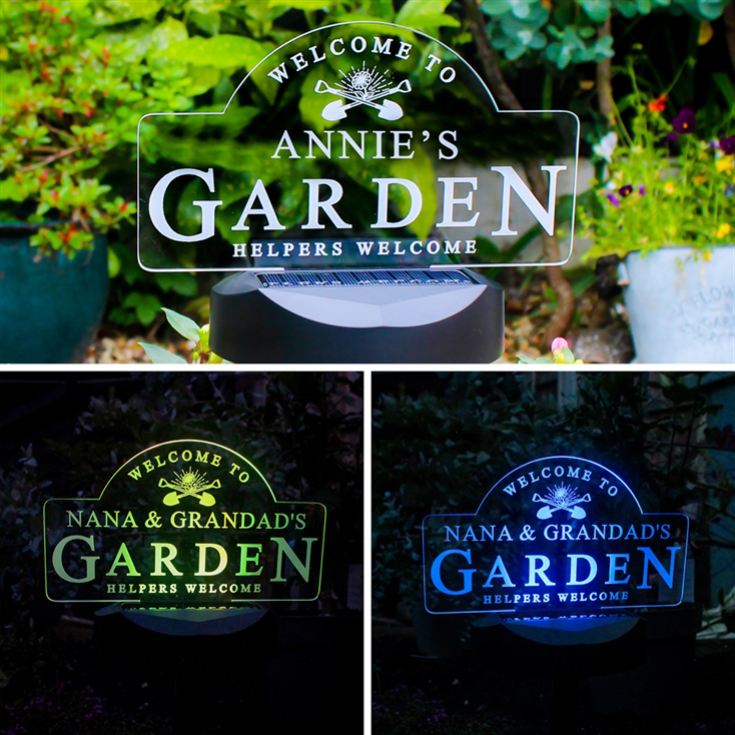 Personalised Outdoor Solar Lights product image
