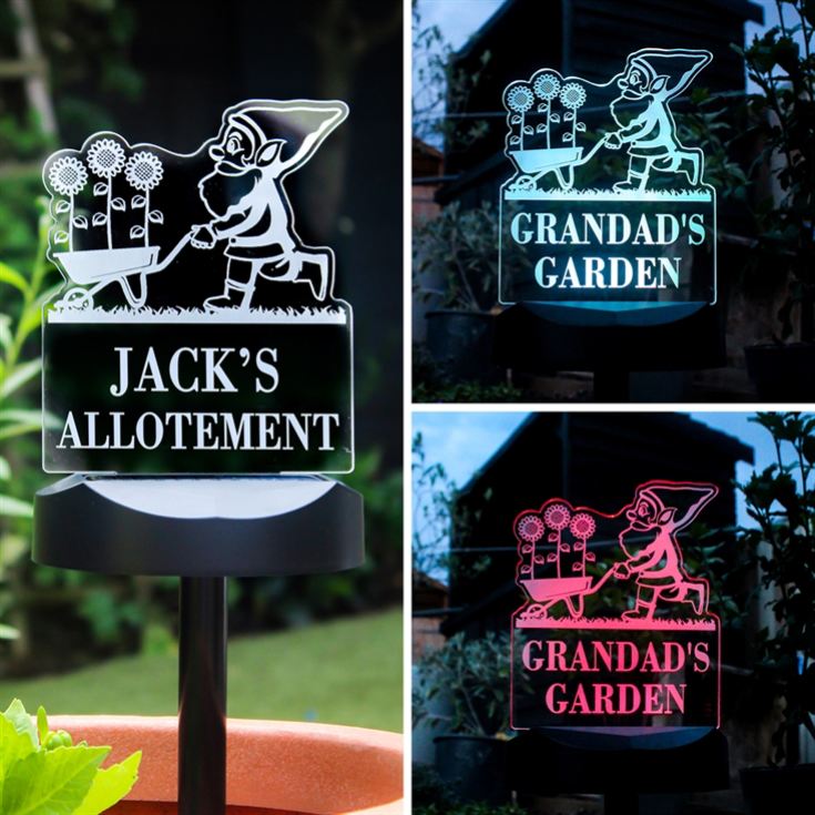 Personalised Outdoor Solar Lights product image