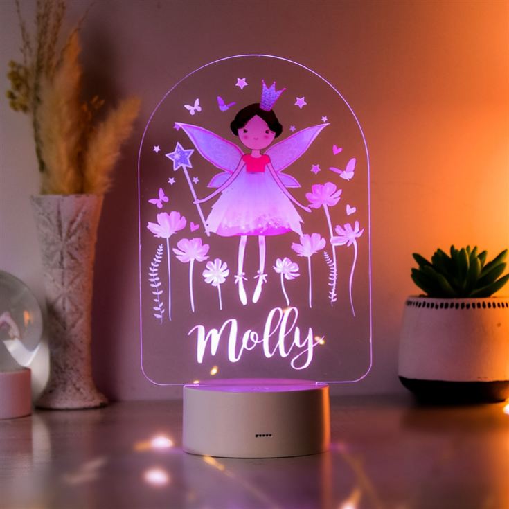 Personalised Fairy Princess LED Colour Changing Light product image