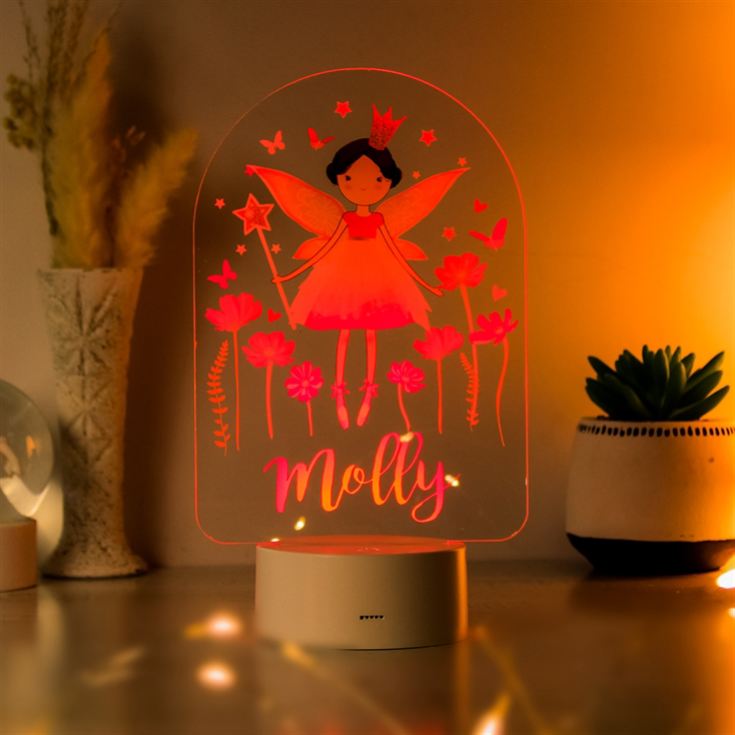 Personalised Fairy Princess LED Colour Changing Light product image