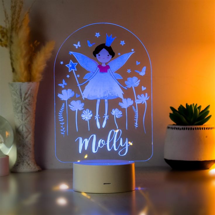 Personalised Fairy Princess LED Colour Changing Light product image
