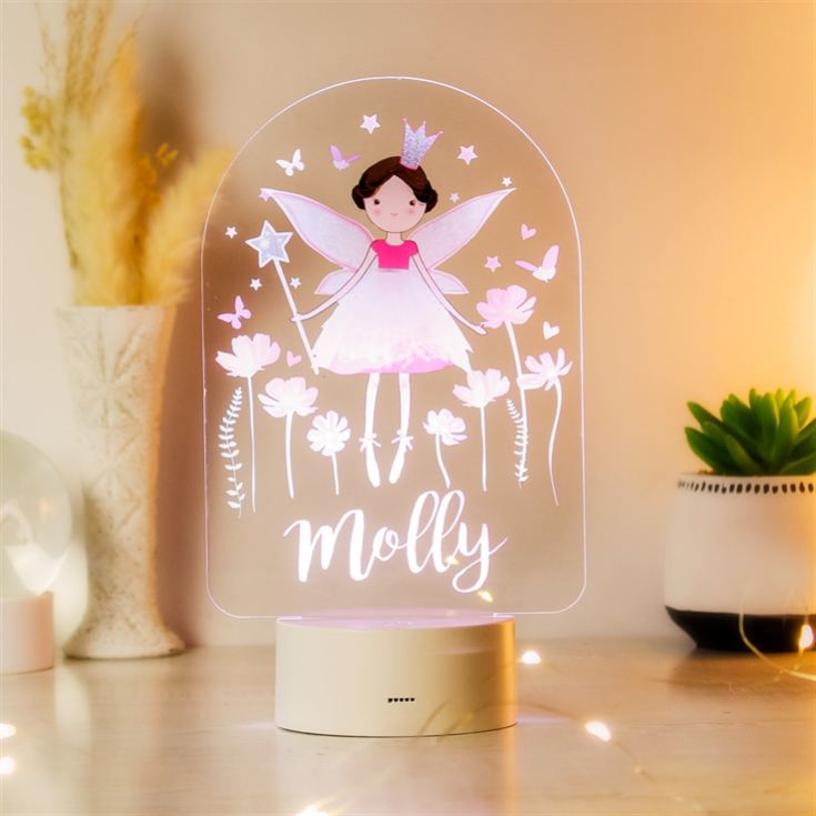 Personalised Fairy Princess LED Colour Changing Light product image