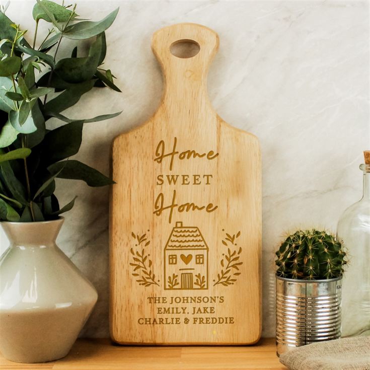 Personalised HOME Wooden Paddle Board product image