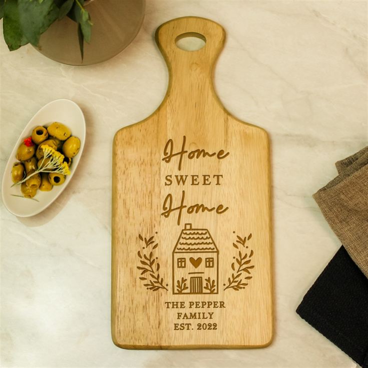 Personalised HOME Wooden Paddle Board product image