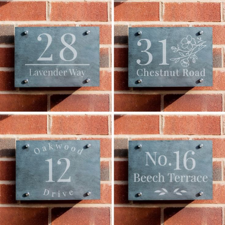 Personalised Slate House Signs product image