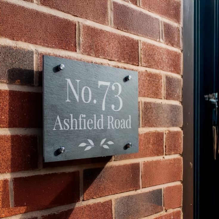 Personalised Slate House Signs product image