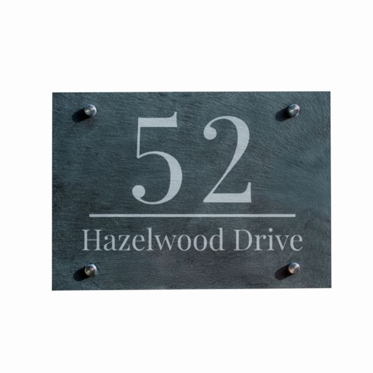 Personalised Slate House Signs product image