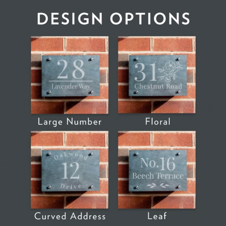 Personalised Slate House Signs product image