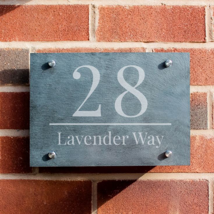 Personalised Slate House Signs product image