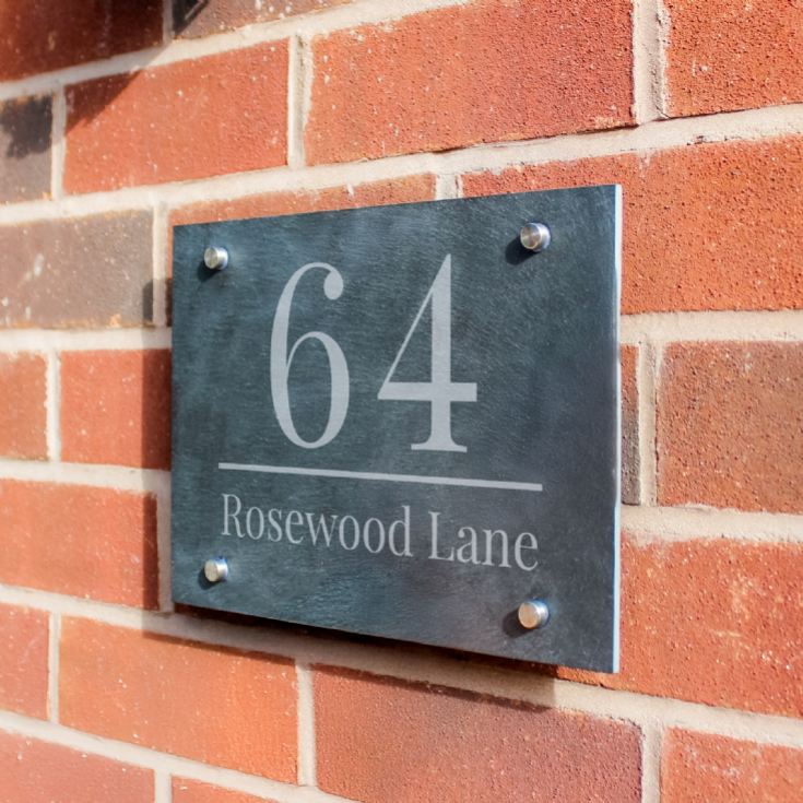 Personalised Slate House Signs product image