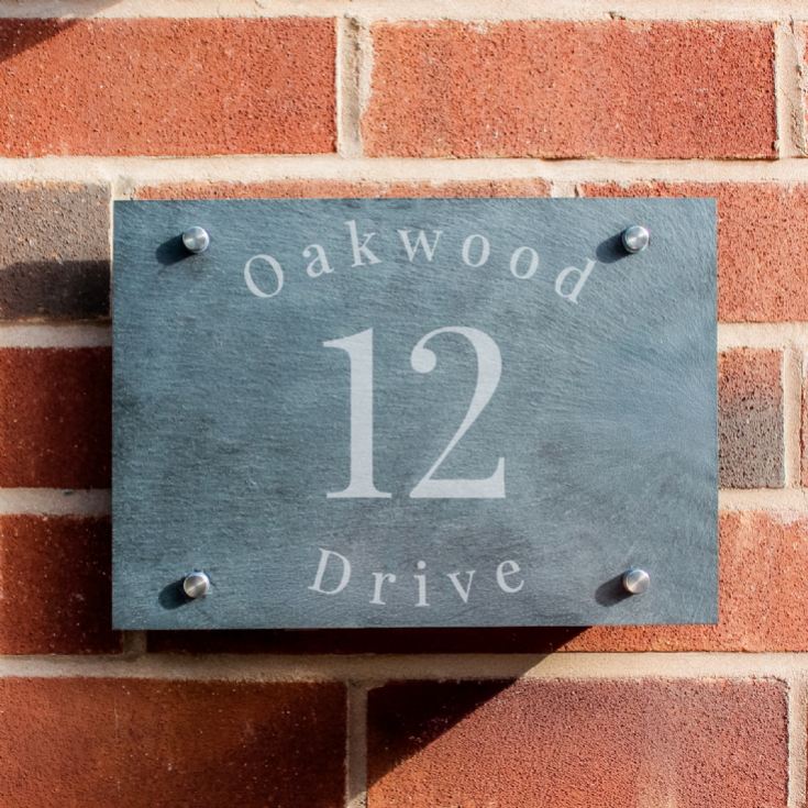 Personalised Slate House Signs product image