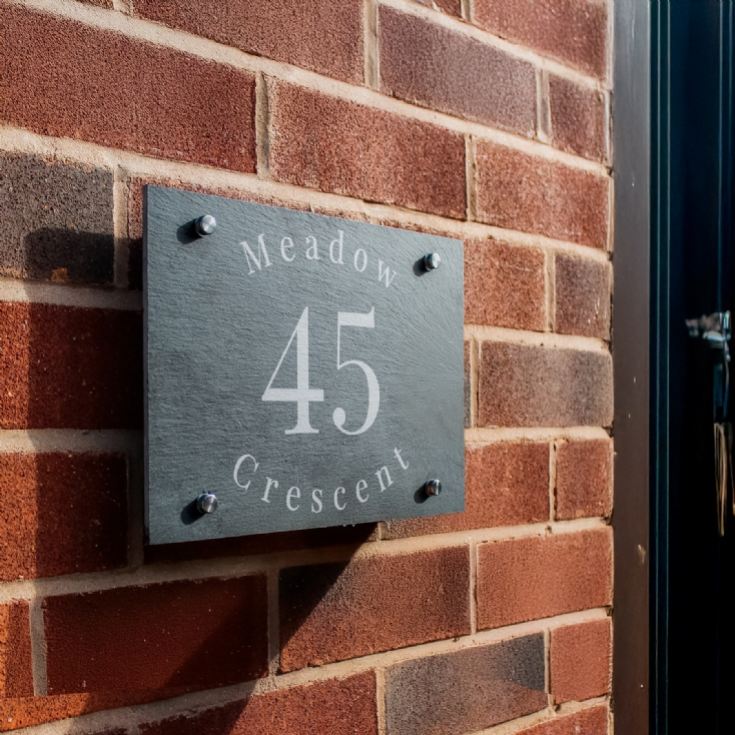 Personalised Slate House Signs product image
