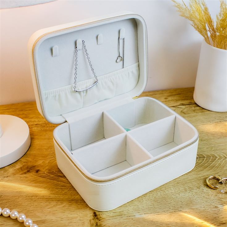 Personalised Floral Travel Jewellery Box product image