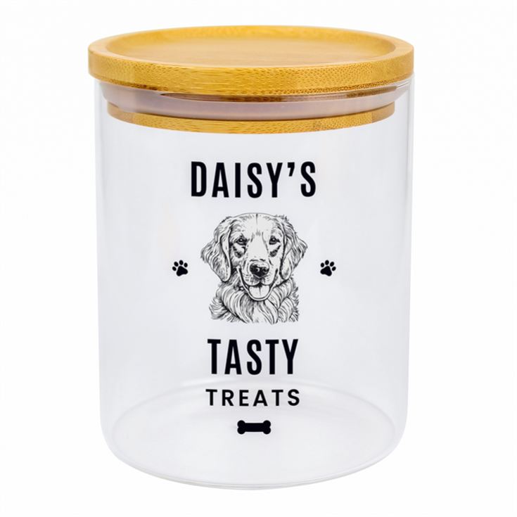 Personalised Dog Breed Glass Treat Jar product image