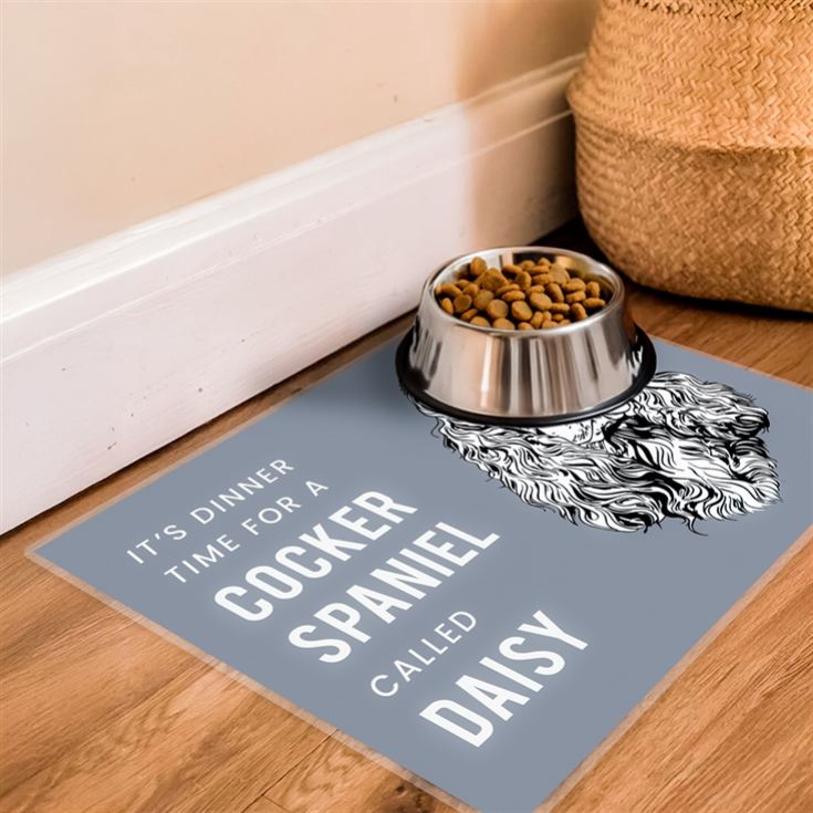 Personalised Dog Breed Food Mat product image