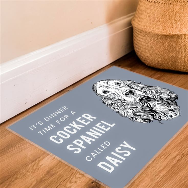 Personalised Dog Breed Food Mat product image