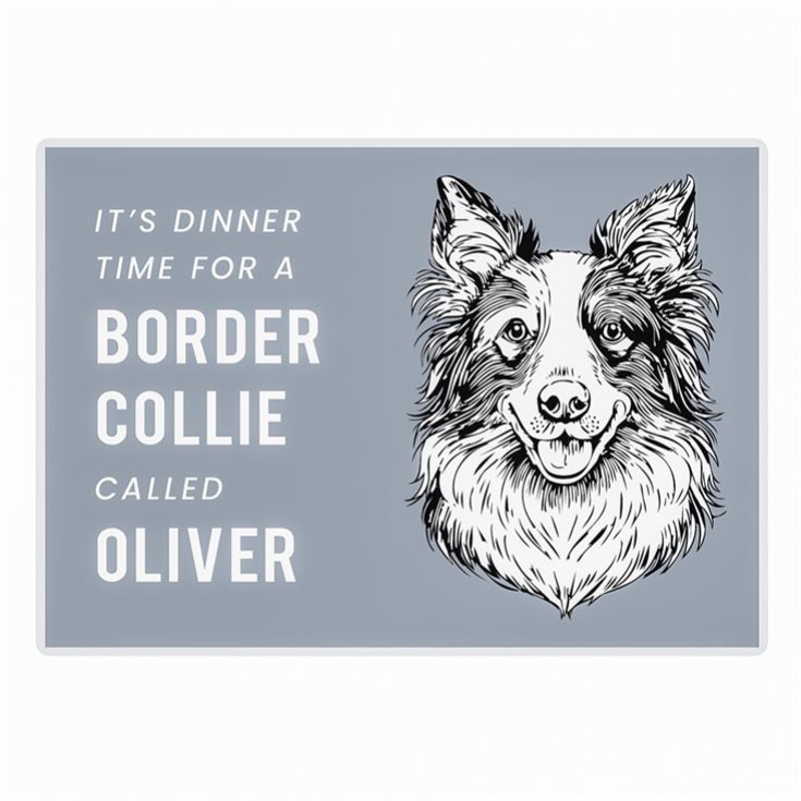 Personalised Dog Breed Food Mat product image