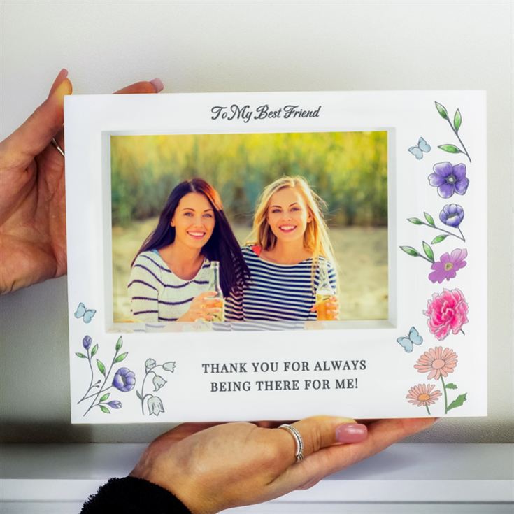 Personalised Wild Flowers Box Photo Frame product image