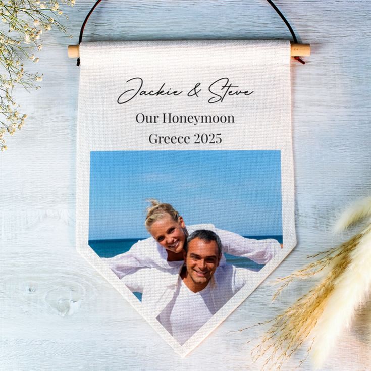 Personalised Photo Upload Banner Wall Art product image