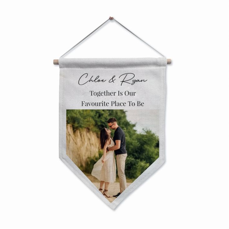 Personalised Photo Upload Banner Wall Art product image