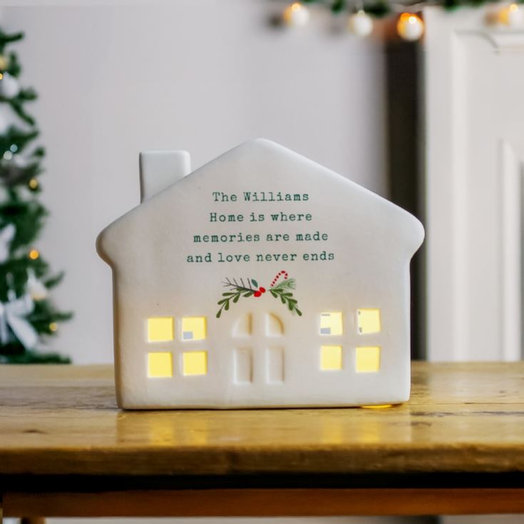 Personalised Christmas LED Houses product image