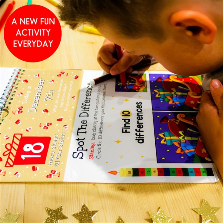 Personalised 24 Sleeps Christmas Activity Advent Calendar product image