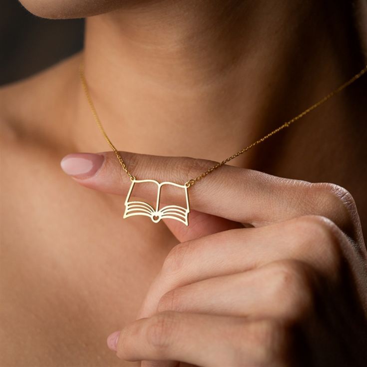 Open Book Necklace product image