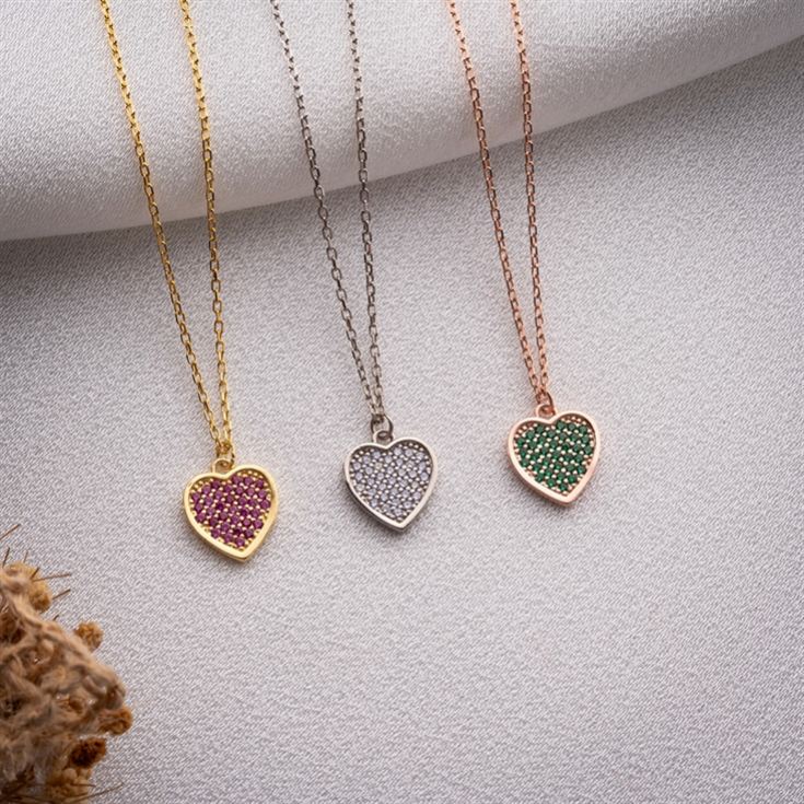 Heart Birthstone Necklace product image
