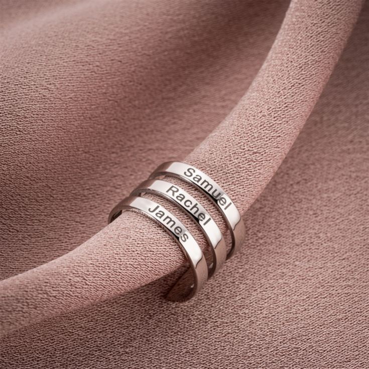 Personalised Family Names Ring product image